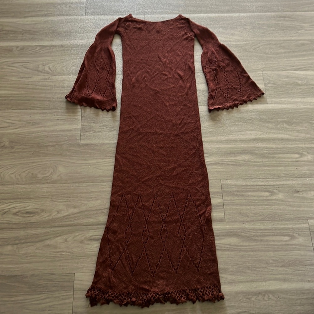 HELGA HOWIE Couture Knit Vintage Dress Doris Day 1970’s Era